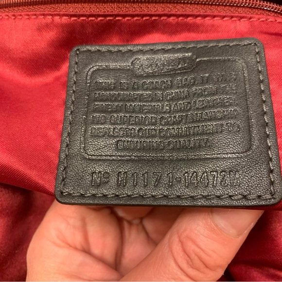 Coach Signature Brooke Shoulder Handbag Purse  14473M Black Ivory - Picture 15 of 16